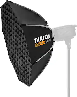 TARION - Quick Release Octagonal Softbox Bowens Mount Softbox with Diffusers/Honeycomb Grid/Carrying Bag