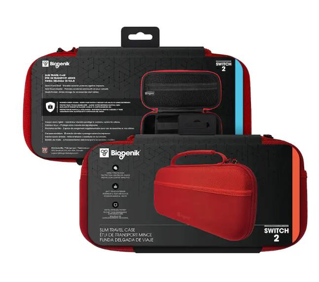 Biogenik BUM BLAPEL CAME Ima DE TRARSPOF MINICE RHA DELDADA DE VILE SWITCH 2 - ral Eno sng D - nothngo - po -re . Biogenik O SUM TRAVEL CASE ETUI DE TRANSPORT MINCE FUNDA DELGADA DE VIAJE SWITCH 2
