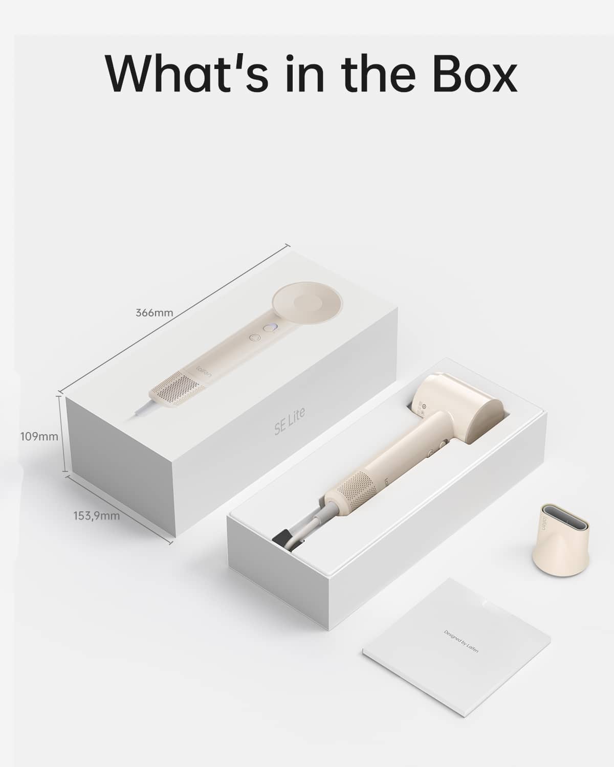 What's in the Box: 366mm 109mm Lite SE 1 153.9mm CeO Demgredt N Carifen