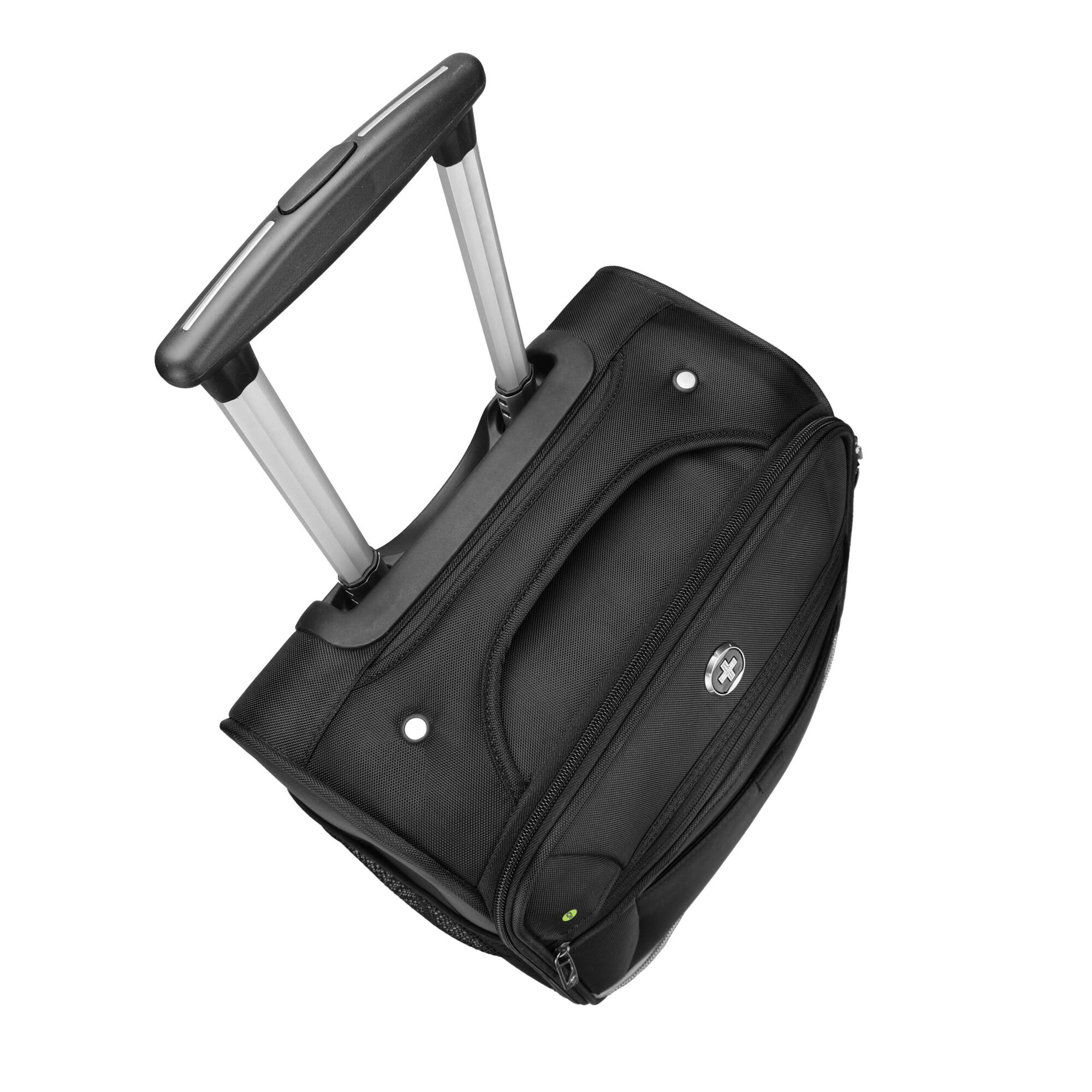 Alt View 2. Swissdigital Design - Basel Underseat Rolling Business Carrying Case, Black (SD-4000) SWISD4000 - Black.
