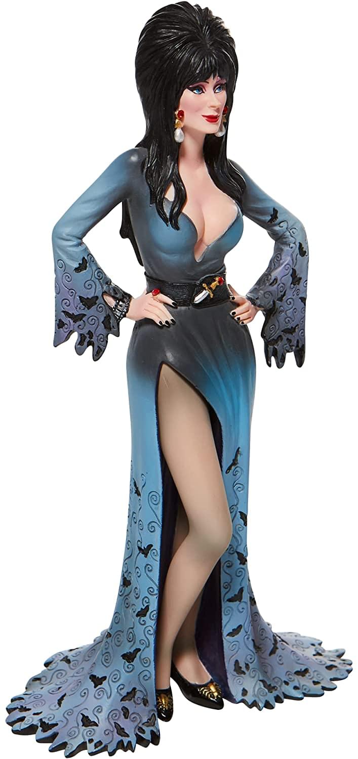 Alt View 2. Enesco - Elvira Mistress of the Dark 8.94 Inch Enesco Figurine - Black.