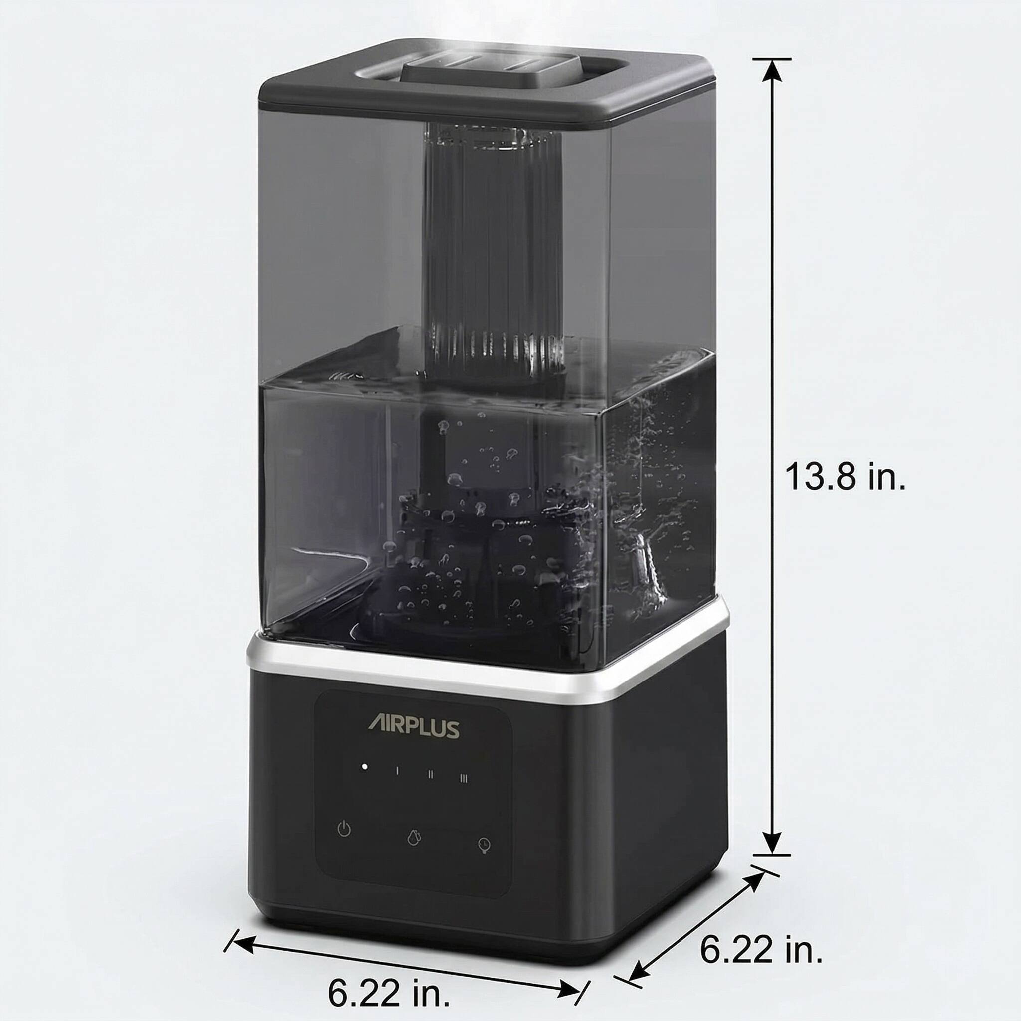 13.8 in.  
AIRPLUS  
6.22 in.  
6.22 in.