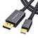 Front. iVANKY - 8K Mini DisplayPort to DisplayPort Cable 6.6ft DP to DP Cable for MacBook, PC - Black.