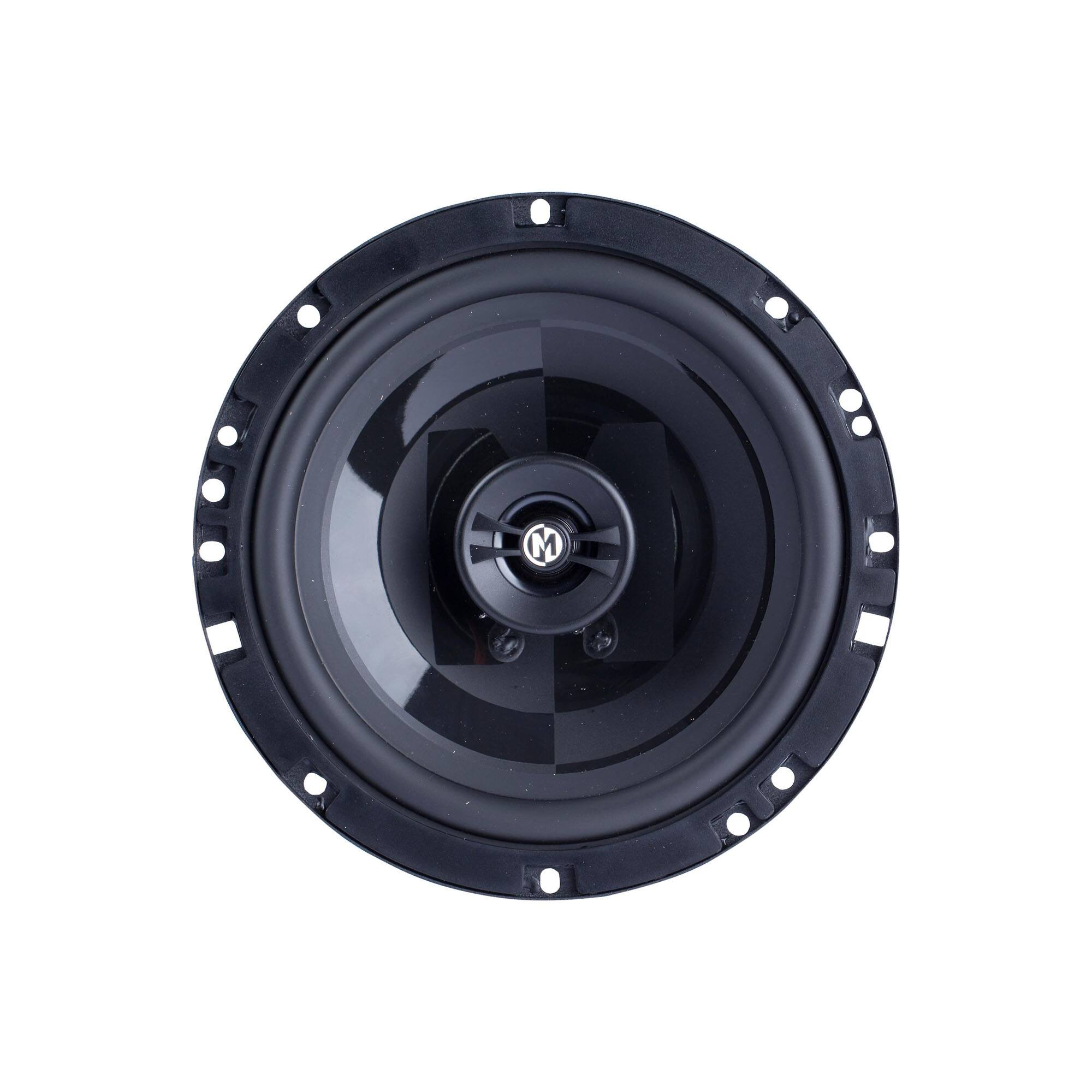 Alt View 2. Memphis Car Audio - Memphis Audio PRX60S Power Reference Series 6.5" 2-Ohm Oversized Shallow 2-Way Speakers With Swivel Tweeters - Black/Gray.