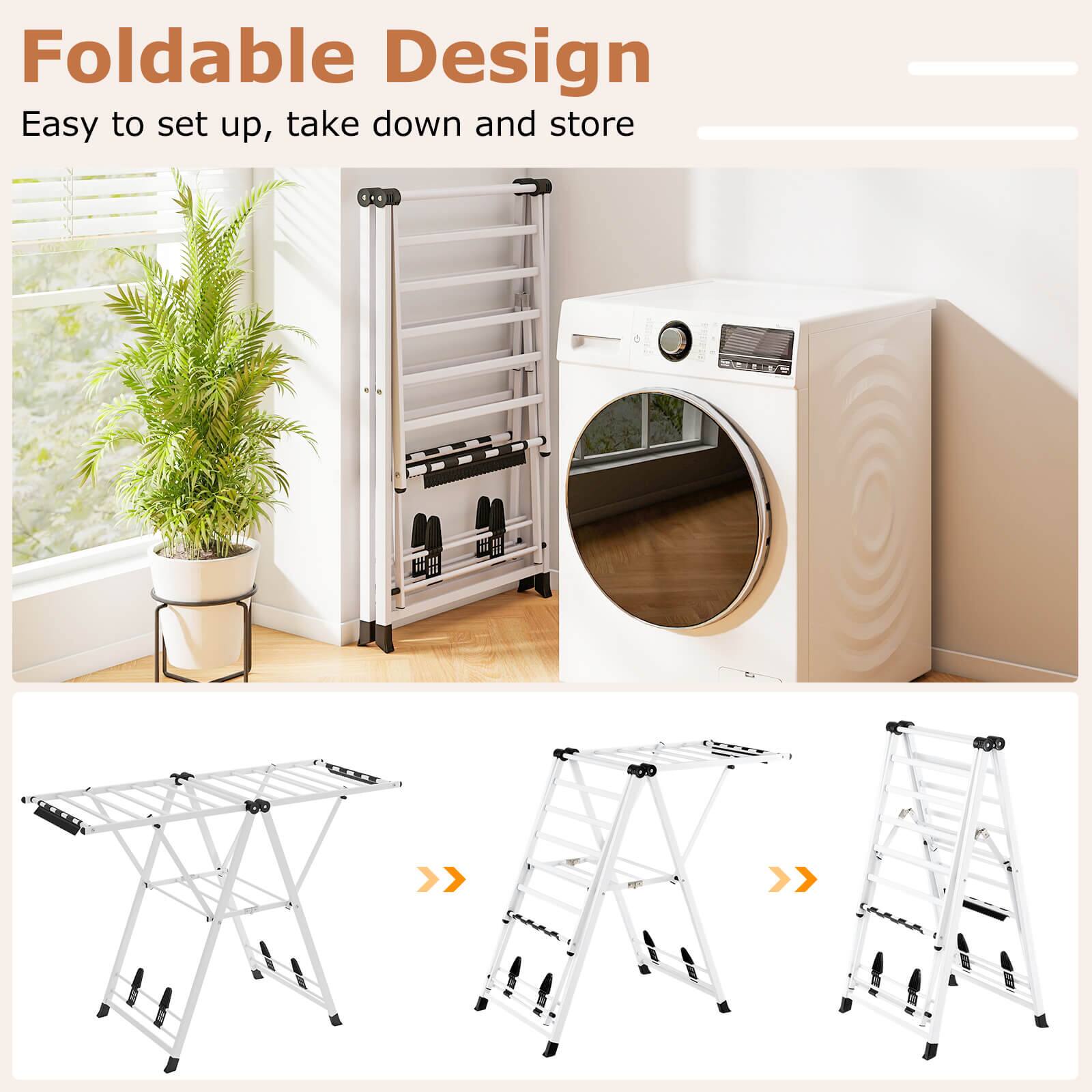 Foldable Design  
Easy to set up, take down and store
