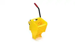 RubberMaid - Wavebrake 2.0 Janitorial Side Press Wringer 35 Quart Mop Bucket - Yellow