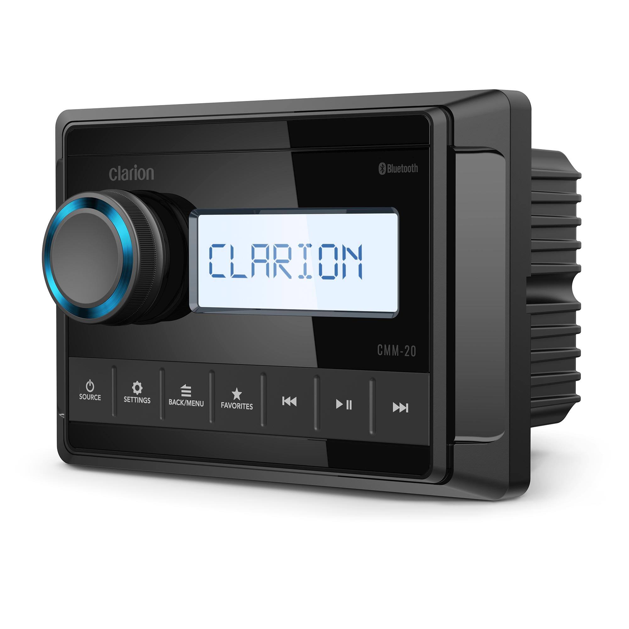 Clarion Bluetooth CLARION CMM-20 SOURCE SETTINGS BACK/MENU FAVORITES