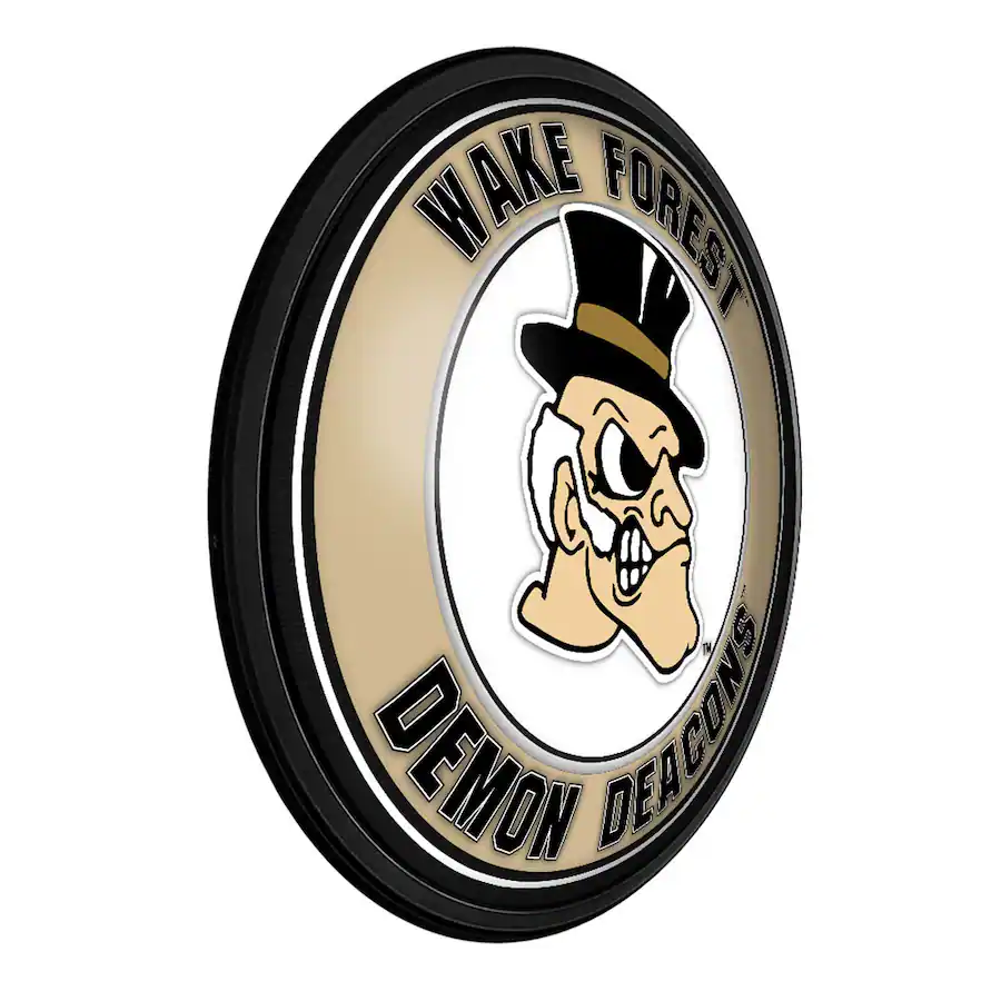Forest Led Screen The Fan Brand Wake Forest Demon Deacons 18'' Round Slimline Illuminated ...