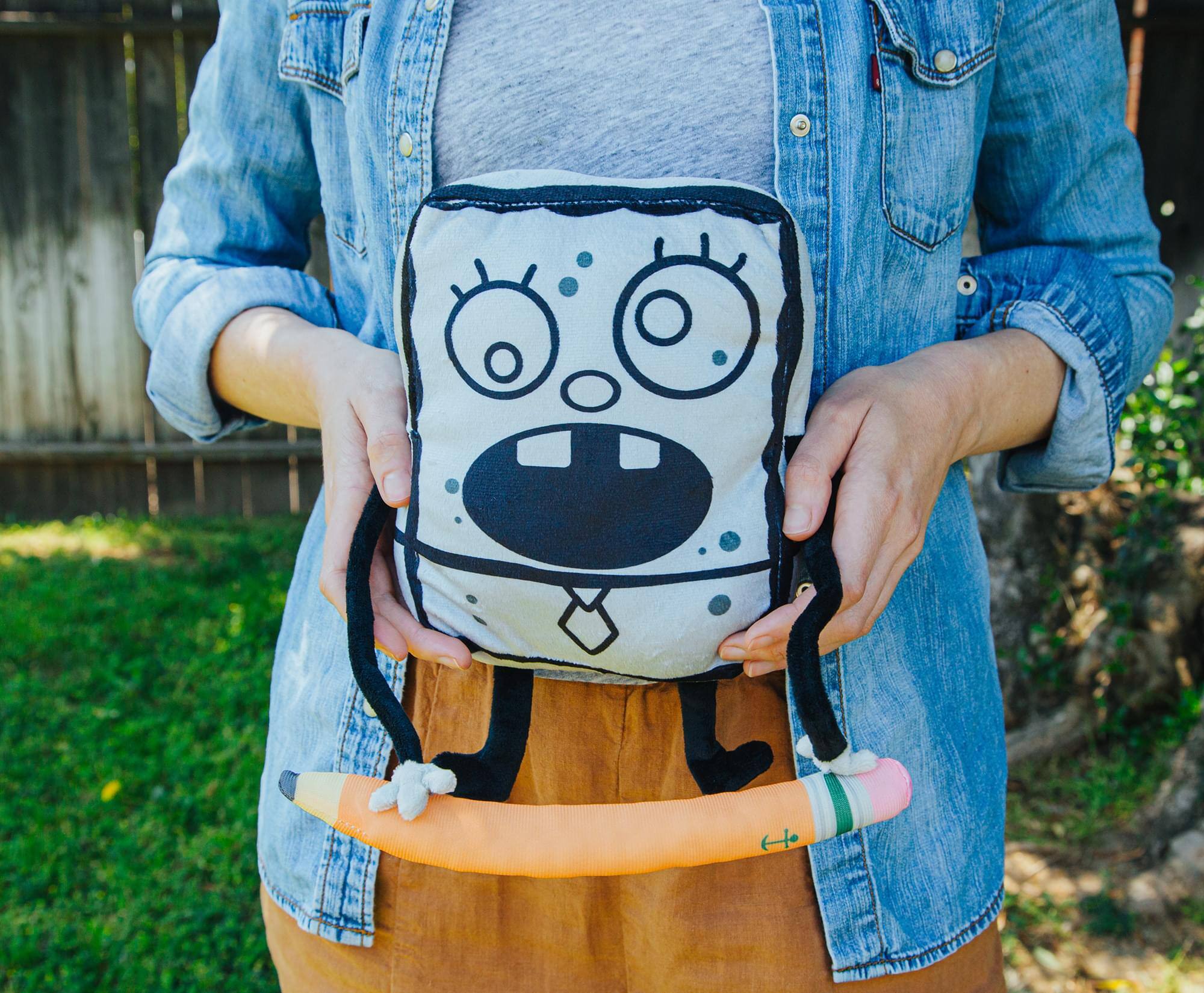 Alt View 4. Nickelodeon - Nickelodeon SpongeBob SquarePants DoodleBob 10-Inch Collector Plush Toy - Multi-Color.