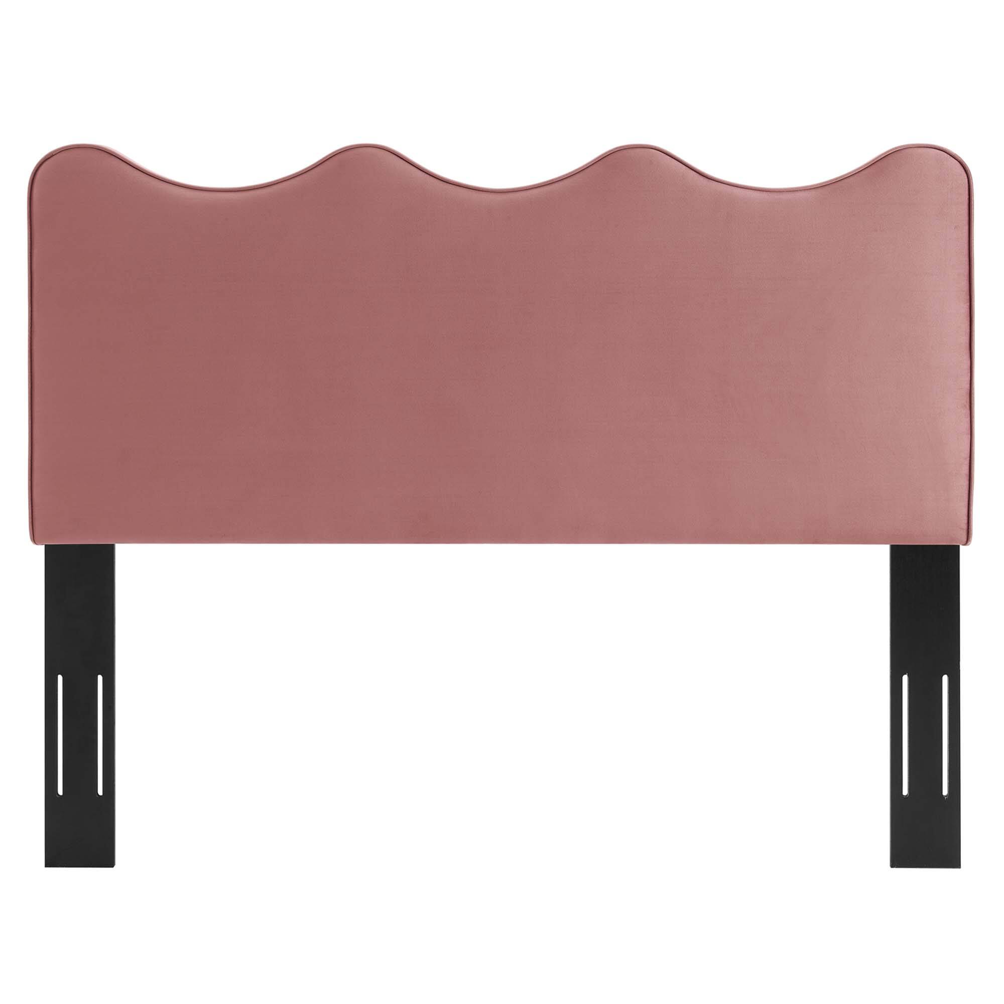Back. Modway - Athena Performance Velvet Full/Queen Headboard by Modway - Red.