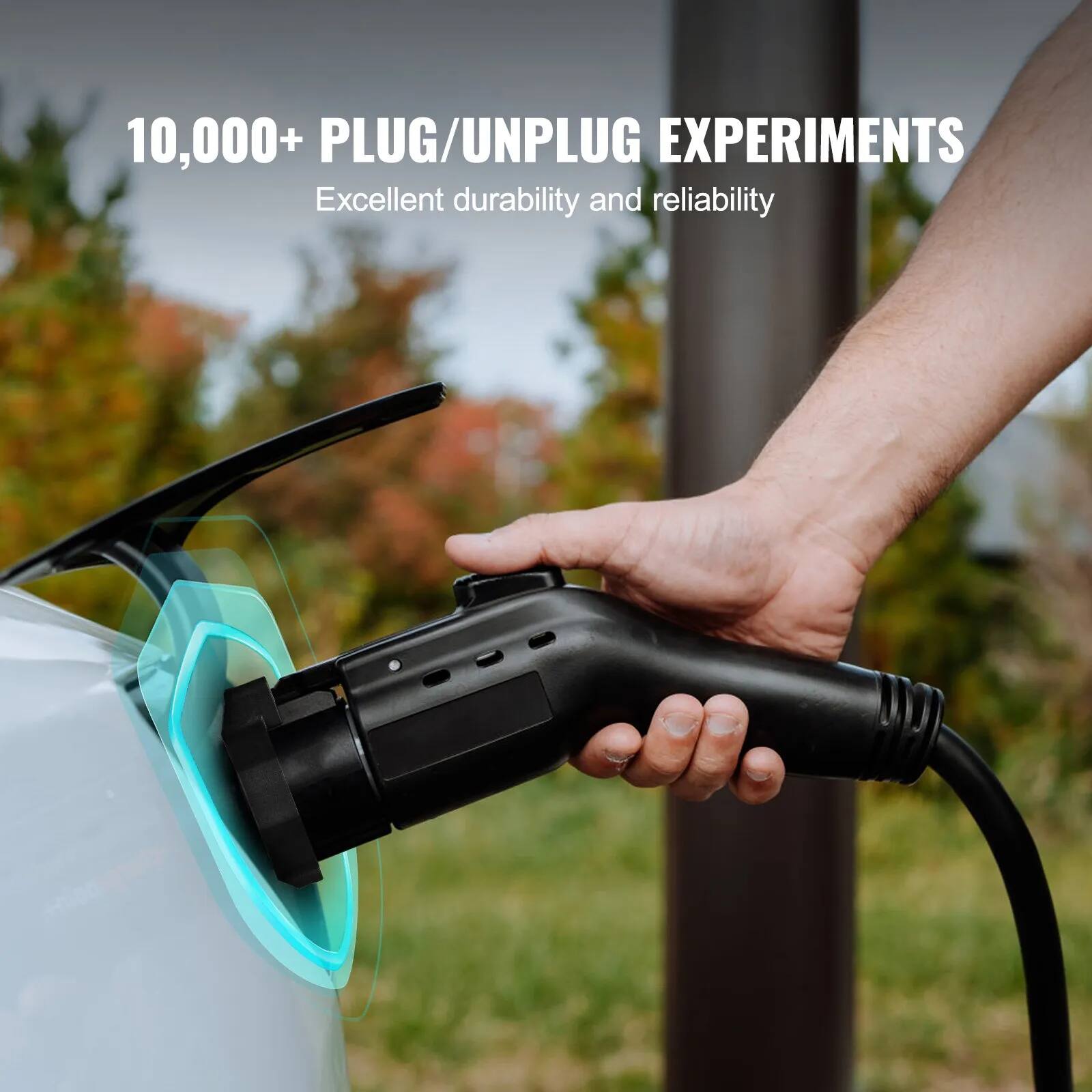 10,000+ PLUG/UNPLUG EXPERIMENTS  
Excellent durability and reliability