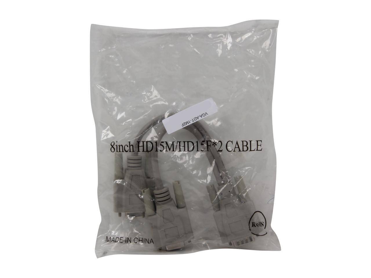 VGA-ADT-1M2F  
1M2F  
8inch HD15M/HD15F*2  
2 CABLE  
RoHS  
MADE IN CHINA
