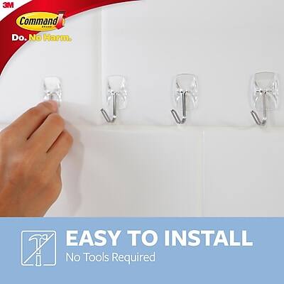 3M Command  
Do. No Harm.  

EASY TO INSTALL  
No Tools Required