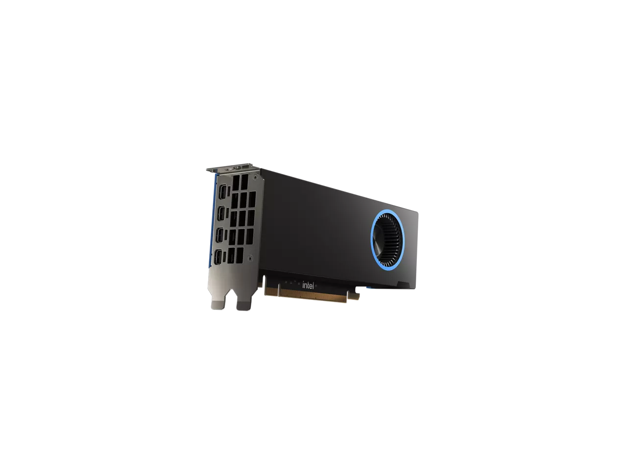 Intel - Arc Pro B50 16GB 128-bit GDDR6 PCI Express 5.0 x8 AI and RT Workstation SFF Graphics Card
