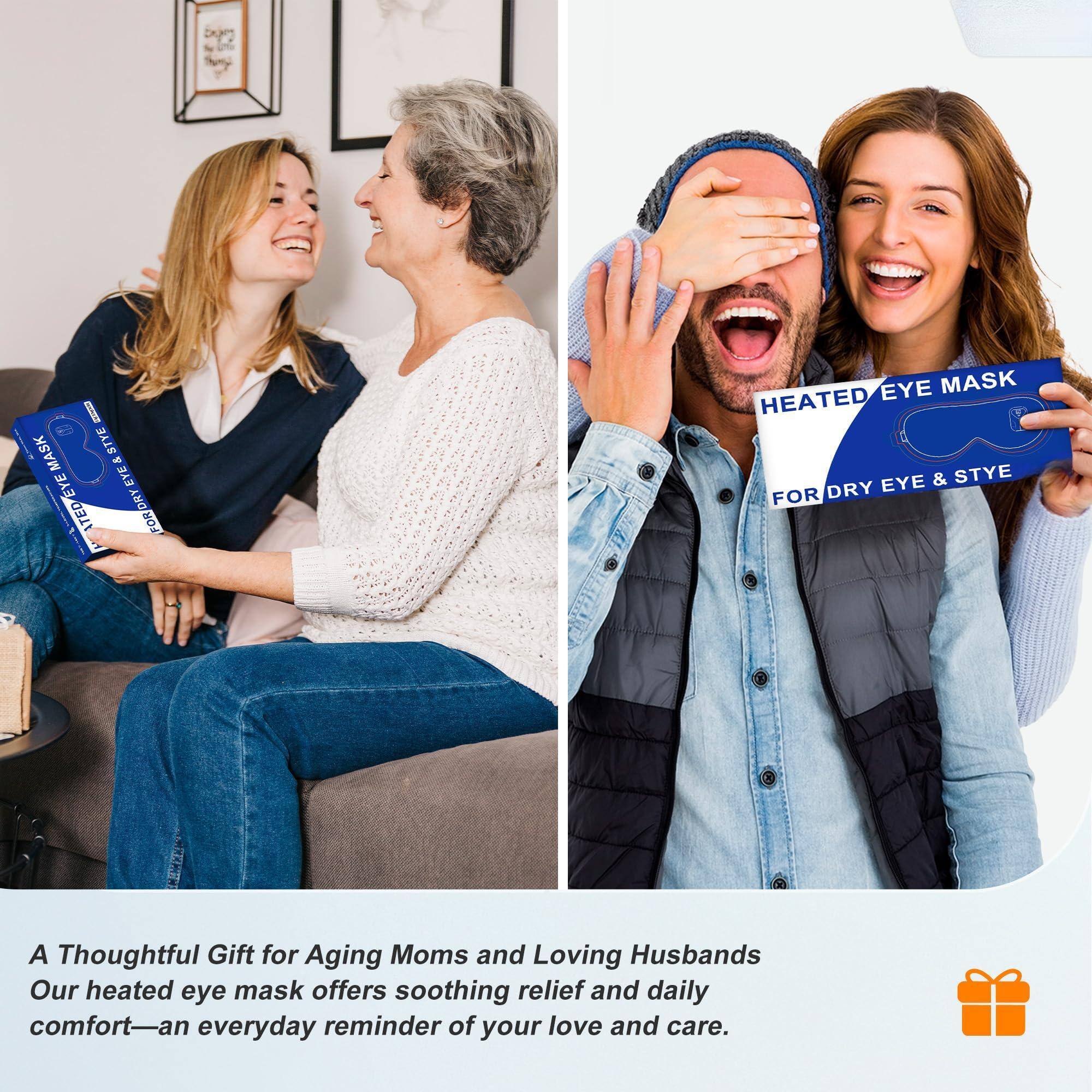 A Thoughtful Gift for Aging Moms and Loving Husbands  
Our heated eye mask offers soothing relief and daily comfort—an everyday reminder of your love and care.