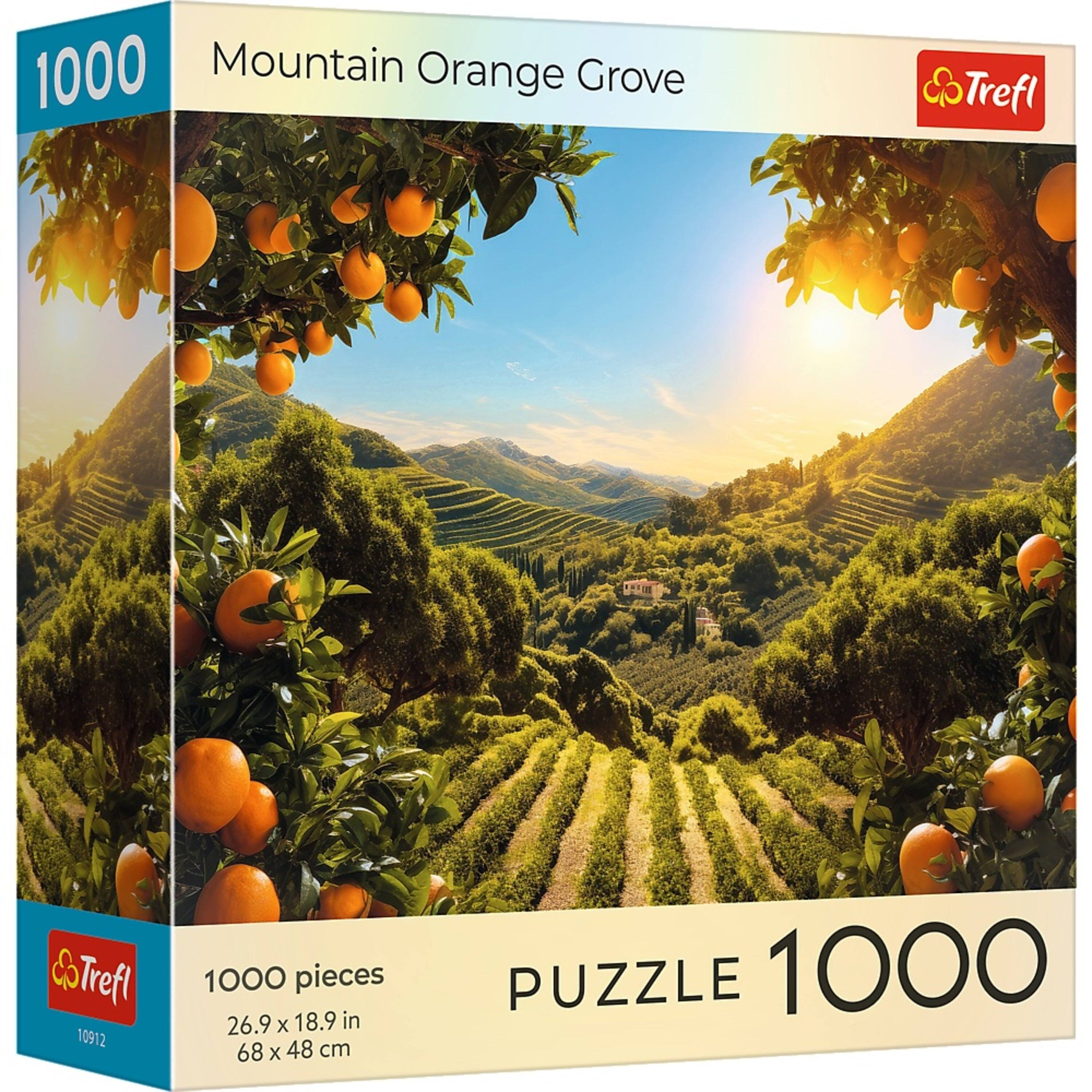 Mountain Orange Grove  
Trefl  
1000 pieces  
26.9 x 18.9 in  
68 x 48 cm  
PUZZLE 1000