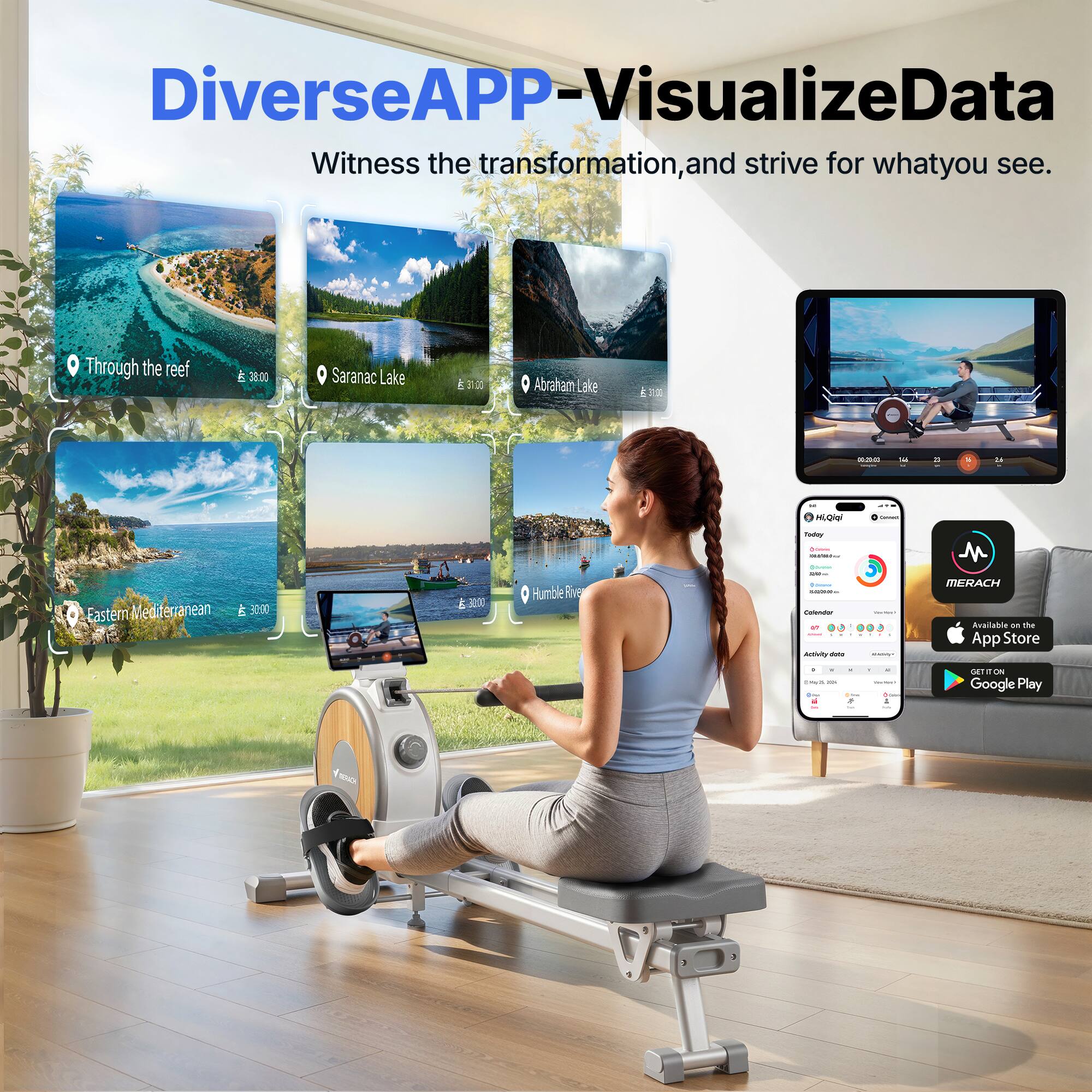 DiverseAPP - VisualizeData  
Witness the transformation, and strive for what you see.  

Through the reef   3:00  
Saranac Lake   3:00  
Abraham Lake   3:00  
Eastern Mediterranean   3:00  
Humble River   3:00  

Available on the App Store  
Google Play