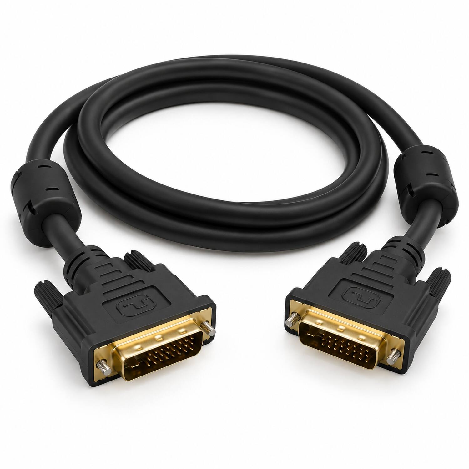 Angle. Sanoxy - 5m DVI-D Male to Male Dual Link Digital Video Cable - Black.