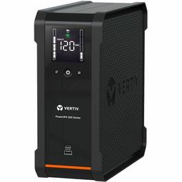 Vertiv - PowerUPS 200 Standard Line Interactive PSA6-1500LVT, 1500VA/935W, AVR, USB Charging, Color LCD, User-Replaceable - Unknown