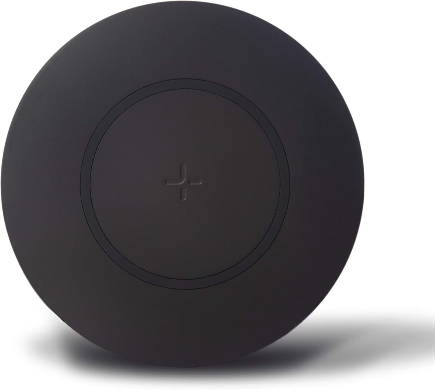 Angle. TYLT - Tylt Shield Wireless Charging Pad | Fastest Wireless Charger | Two-Pack Deal | Charges Through Most Cases - Color: Black - Black.