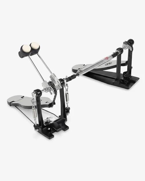 Angle. Gibraltar Hardware - 4000 Series Chain Drive Double Bass Drum Pedal, Lightweight Design, with G-Style Footboards & Smooth Response.