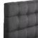 Alt View 12. CorLiving - Valencia Square Tufted Upholstered King Headboard - Grey.