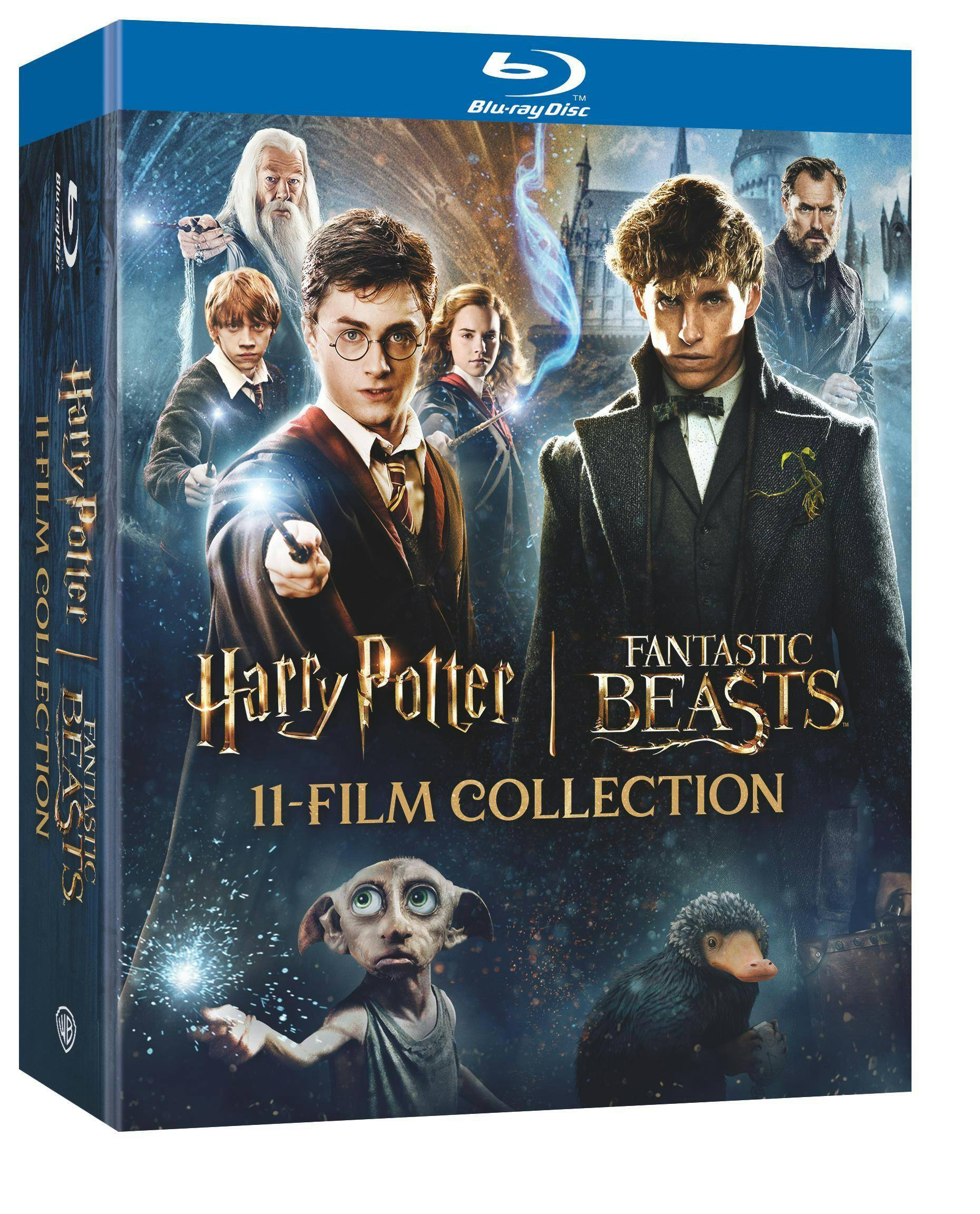 Angle. Harry Potter and Fantastic Beasts 11-Film Collection (Blu-ray)   - BLU-RAY.