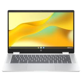 HP - Refurbished Excellent - Chromebook x360 14bt-cd000 14" Intel Processor N200 3.2 GHz up to 3.7 GHz 4GB RAM 64GB SSD ChromeOS - Silver