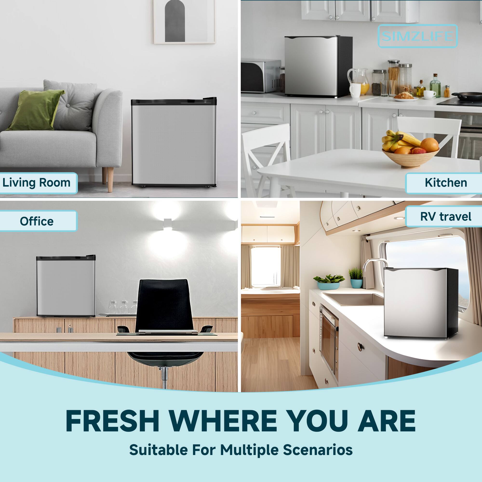 SIMZLIFE  
Living Room Kitchen Office RV travel  
FRESH WHERE YOU ARE  
Suitable For Multiple Scenarios