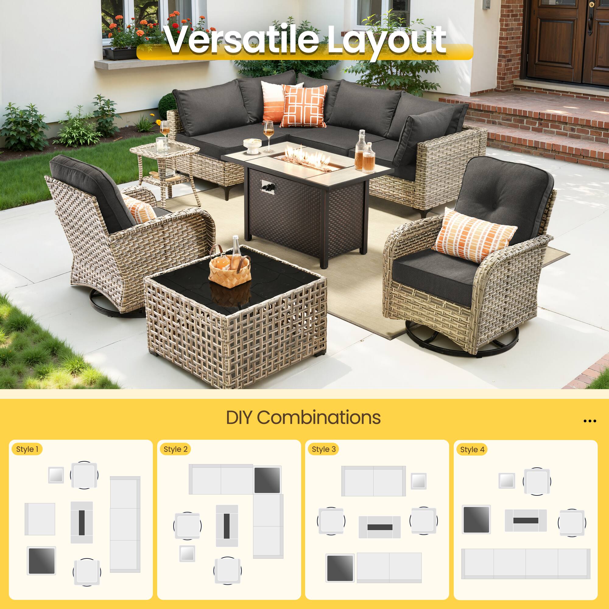 Versatile Layout DIY Combinations

Style 1
Style 2
Style 3
Style 4