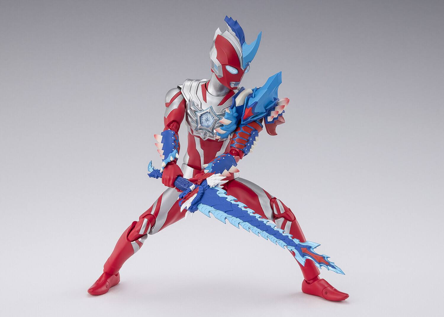 Alt View 3. PopMarket - Tamashii Nations - Ultraman - S.H.Figuarts - Omega Rekiness Armor Action Figure   - COLLECTIBLES - Multicolor.