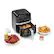 Alt View 13. Cuisinart - 2.6-qt Basket Air Fryer - Black Stainless.