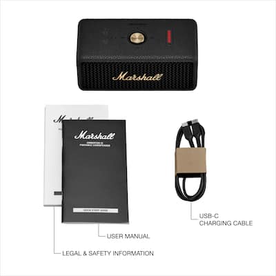 Marshall Emberton III Portable Bluetooth Speaker with Rugged Marshall Emberton III Portable Bluetooth Speaker with Rugged