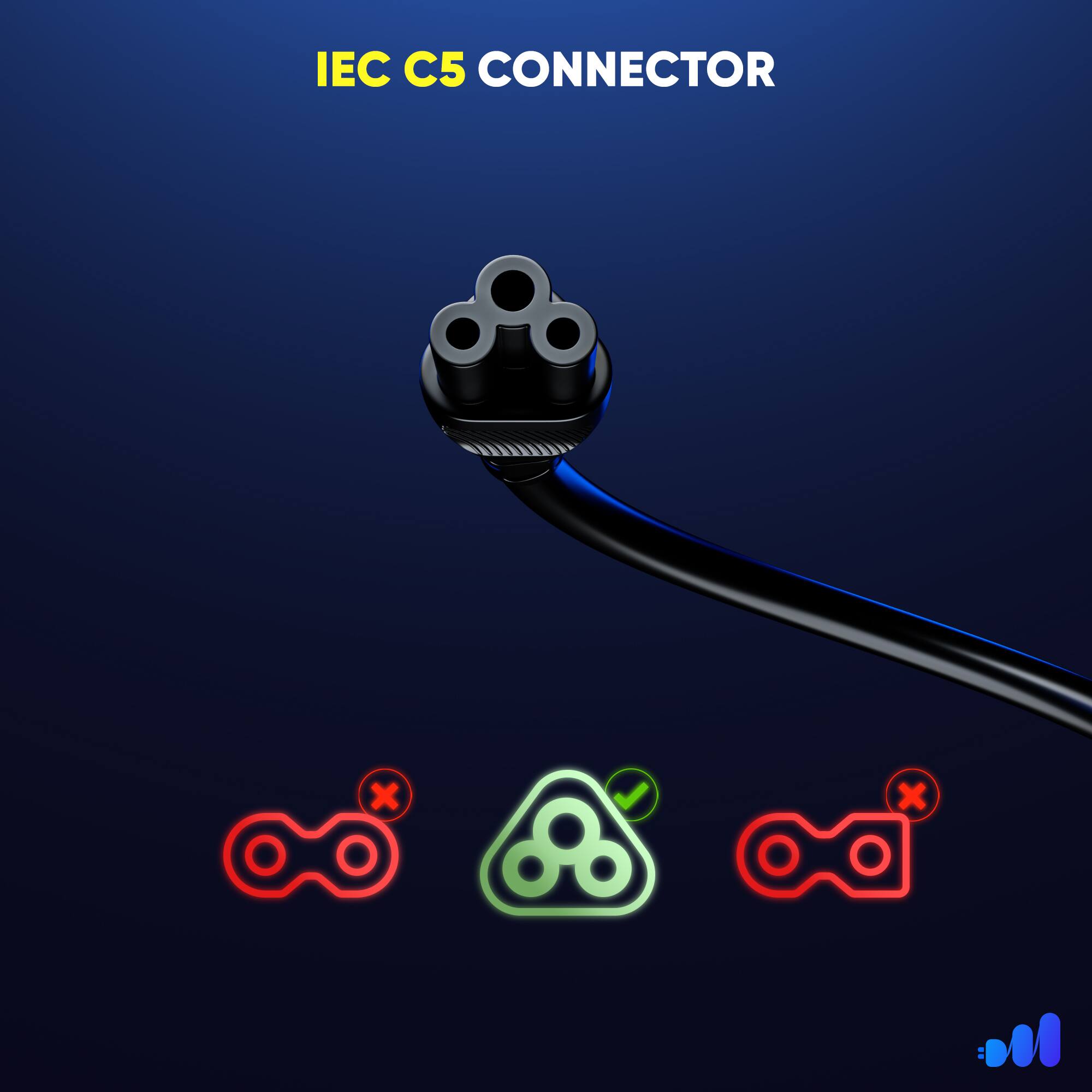 IEC C5 CONNECTOR x x