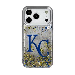 Keyscaper - MLB - Kansas City Royals Glitter Confetti iPhone Case - 14 - Multicolor