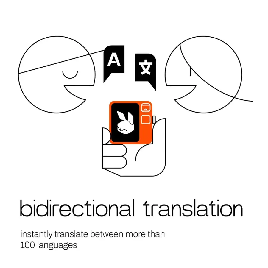 A bidirectional translation instantly translates between more than 100 languages.