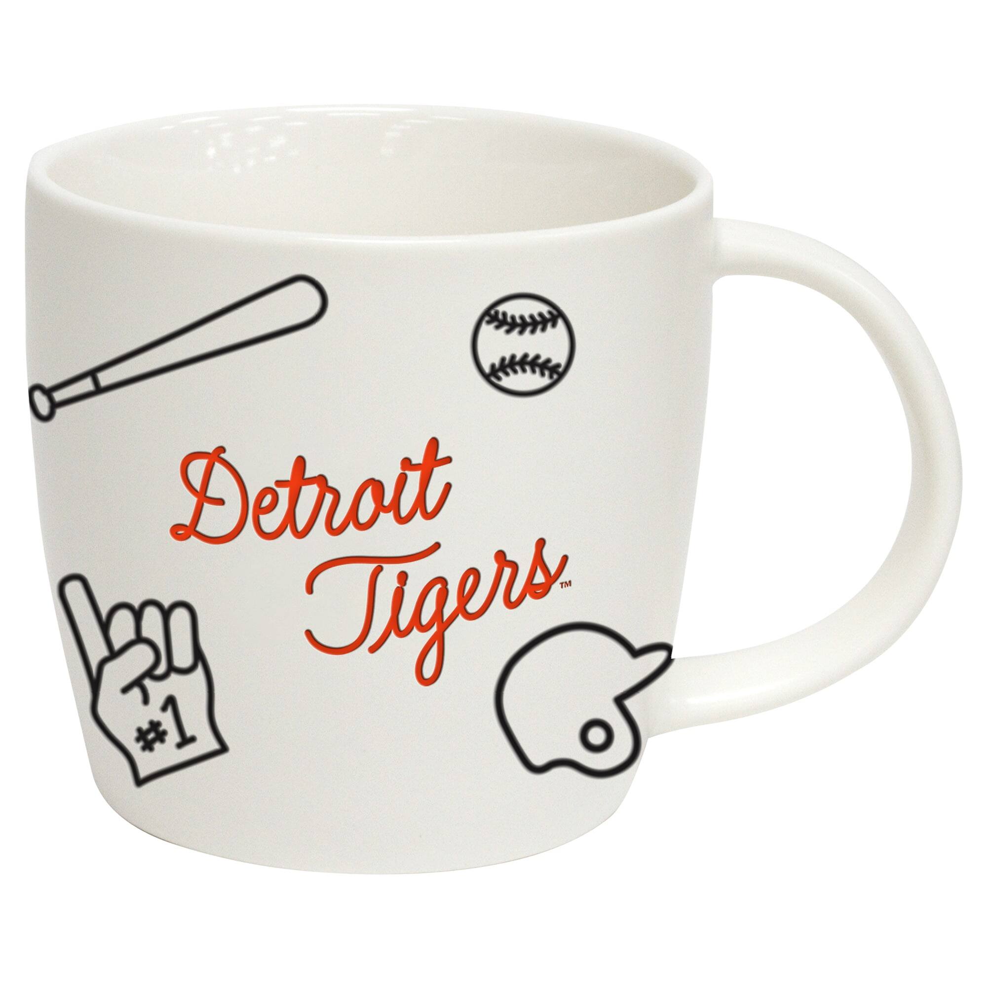 Logo Brands - Detroit Tigers 18oz. Playmaker Mug - Multicolor