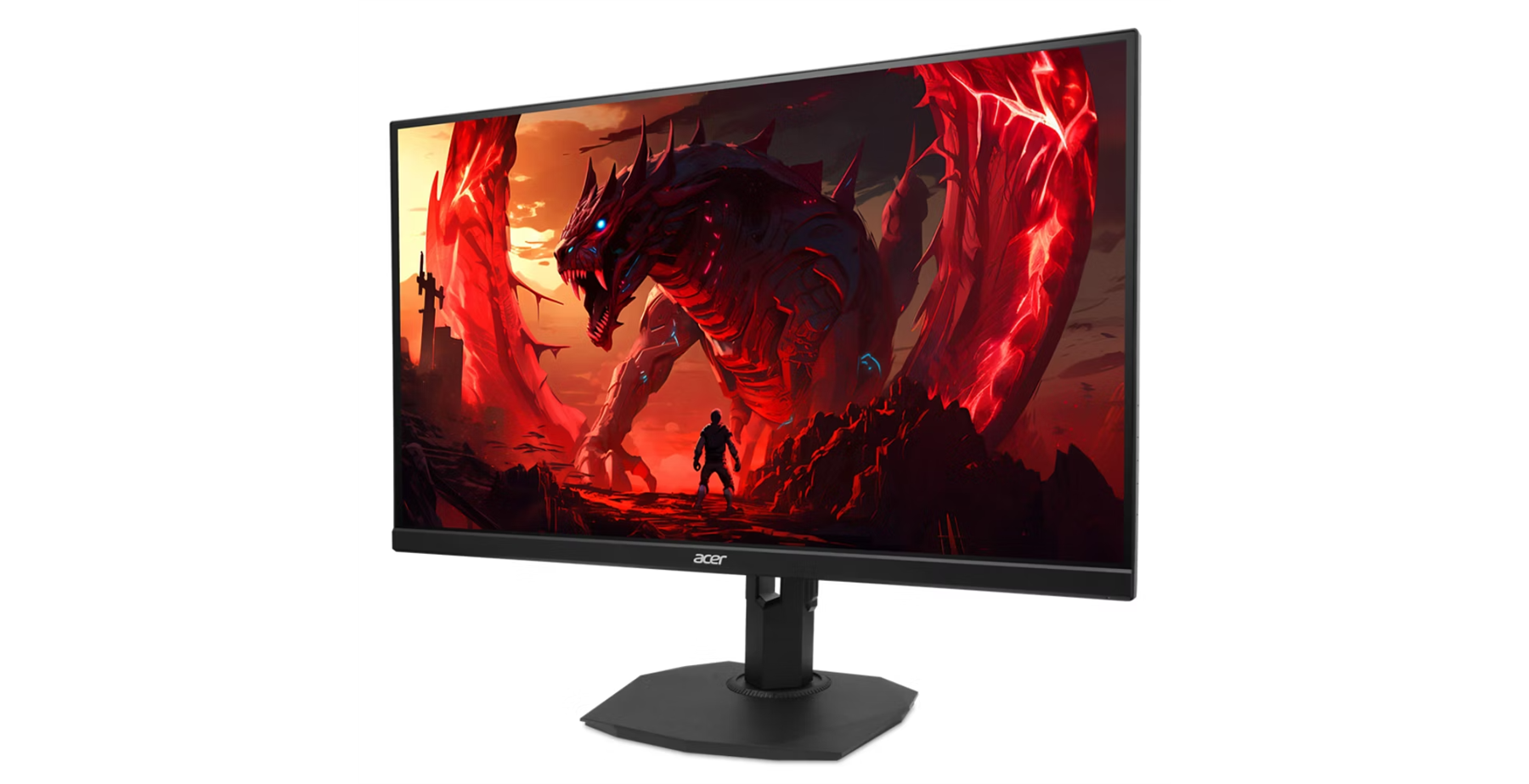Left. Acer - Acer Nitro XF273U F3 27" WQHD Monitor, 320Hz, 0.5ms, FreeSync, 99% sRGB, HDMI 2.1, DisplayPort.