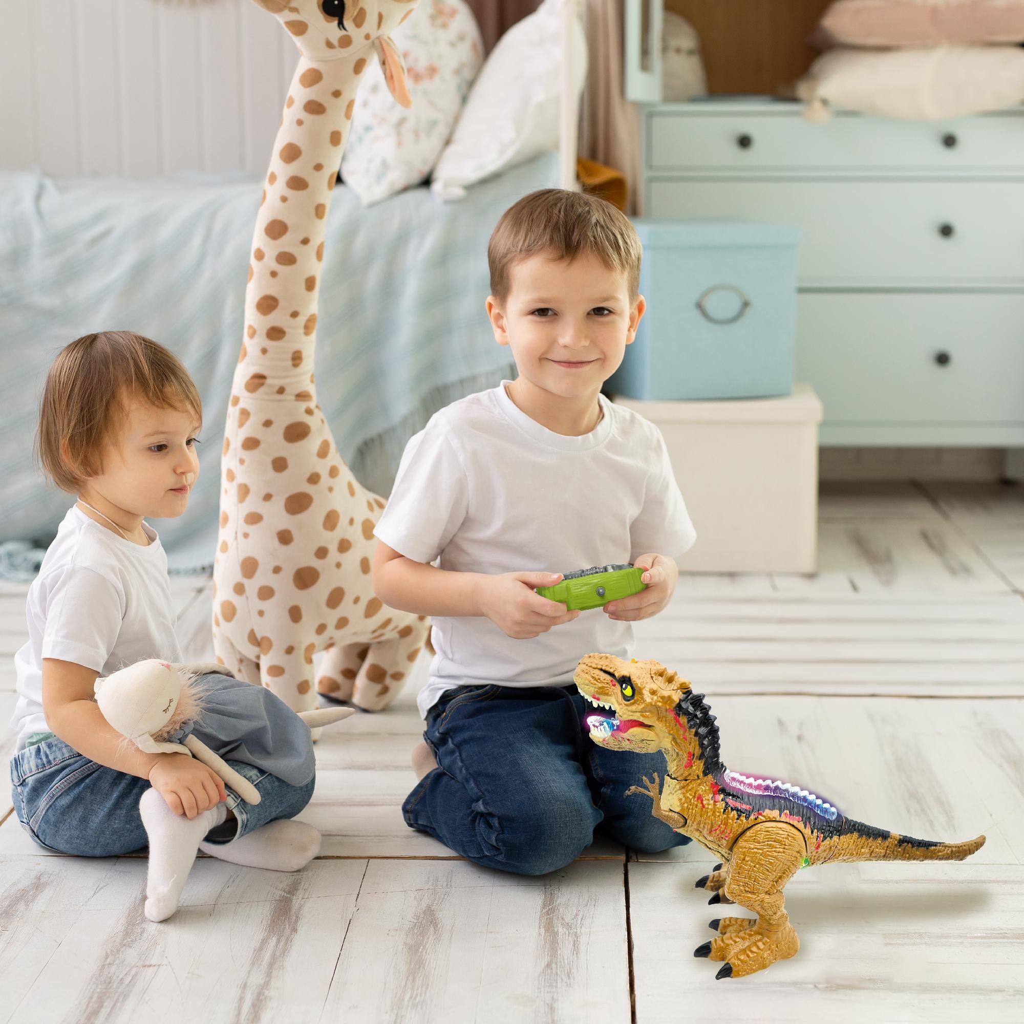 Alt View 6. Lexibook - RC T-Rex Dinosaur with Smoke. Lights & Gesture Control.
