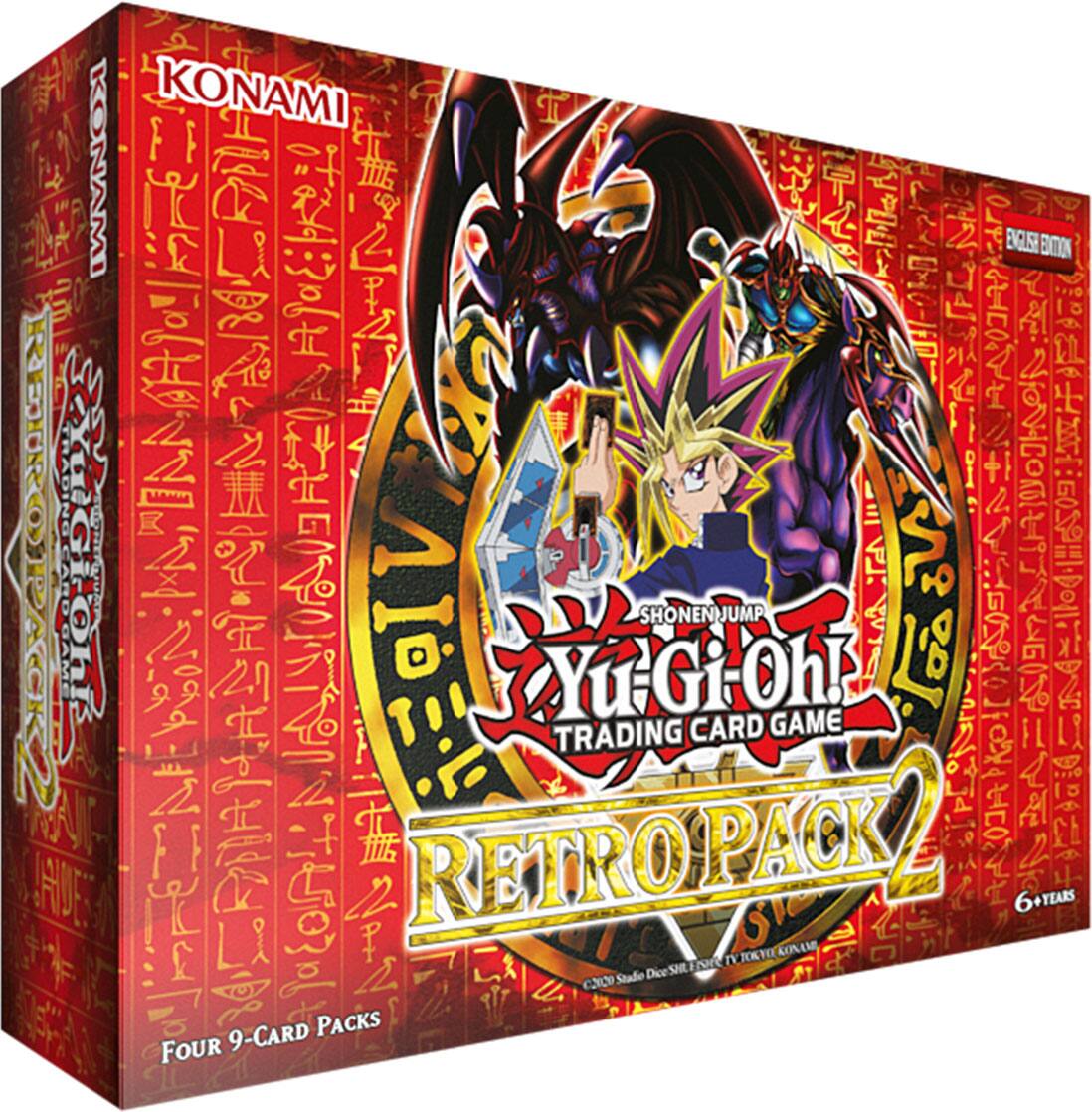 KONAMI, KONAMI, SHONEN JUMP, Yu-Gi-Oh! TRADING CARD GAME, RETRO PACK, 6+ YEARS, Four 9-Card Packs
