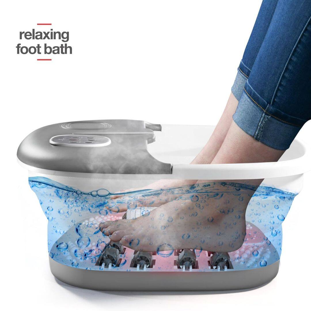 relaxing foot bath