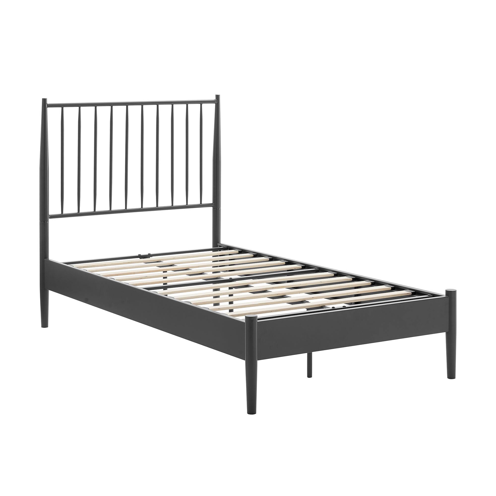 Alt View 1. Modway - Freja Fabric Queen Platform Bed - Gray.