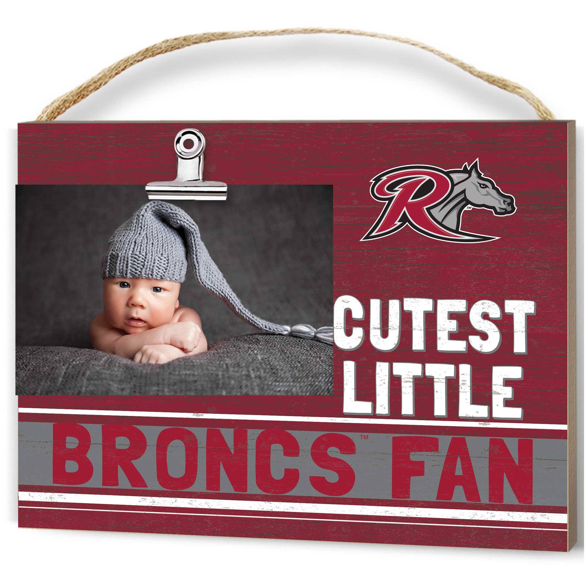 Rider Broncs 8'' x 10'' Cutest Little Team Logo Clip Photo Frame
