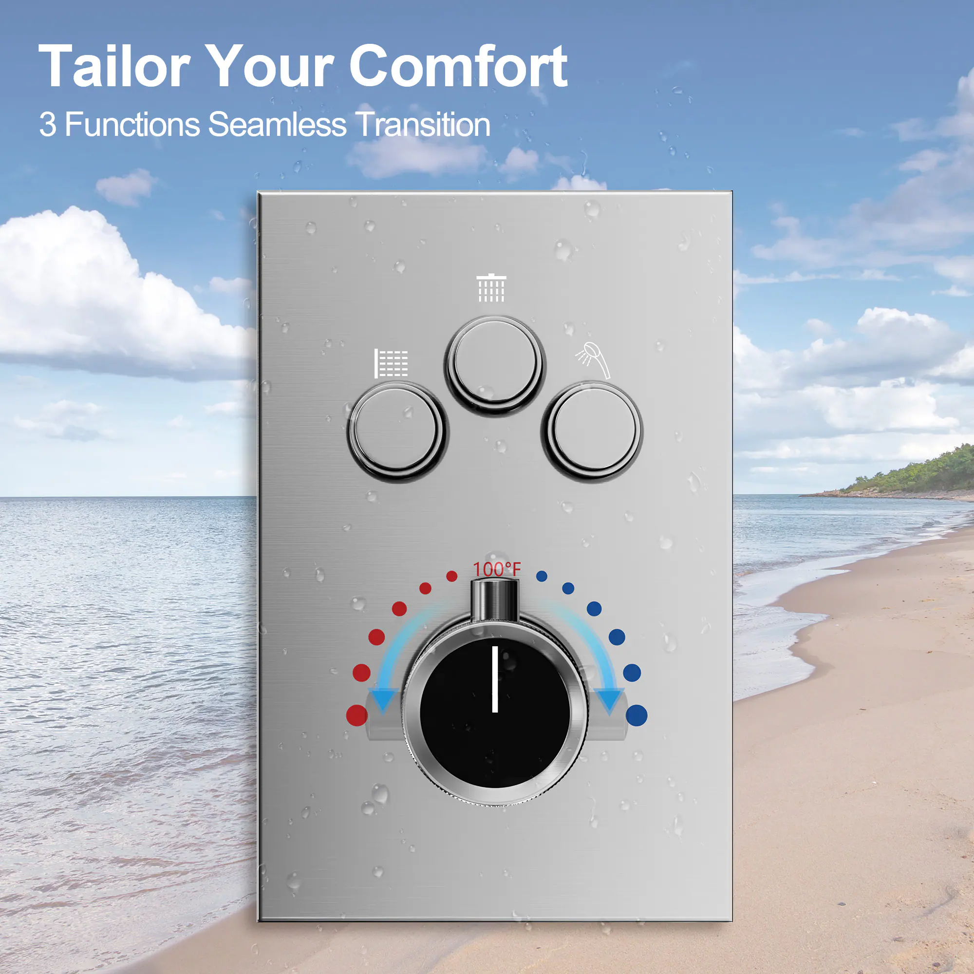 Tailor Your Comfort  
3 Functions Seamless Transition