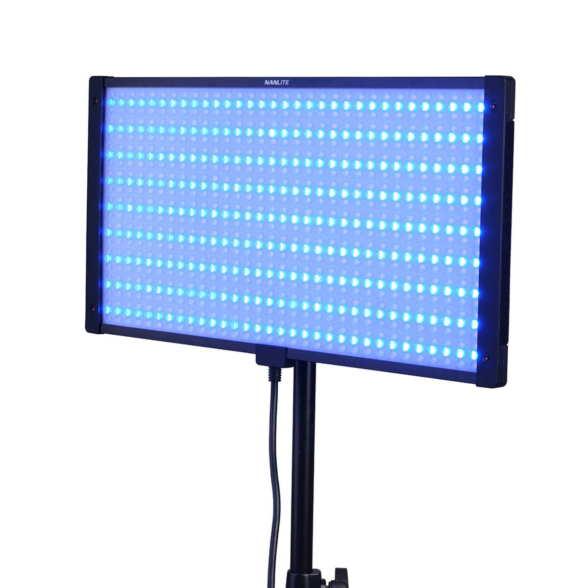 Alt View 8. NANLITE - Nanlite PavoSlim 120C 2x1 120W RGBWW LED Panel Light with CRMX.