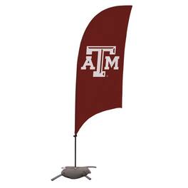 Victory Corps - Texas A&M Aggies 7.5' Razor Feather Stake Flag with Base - Multicolor