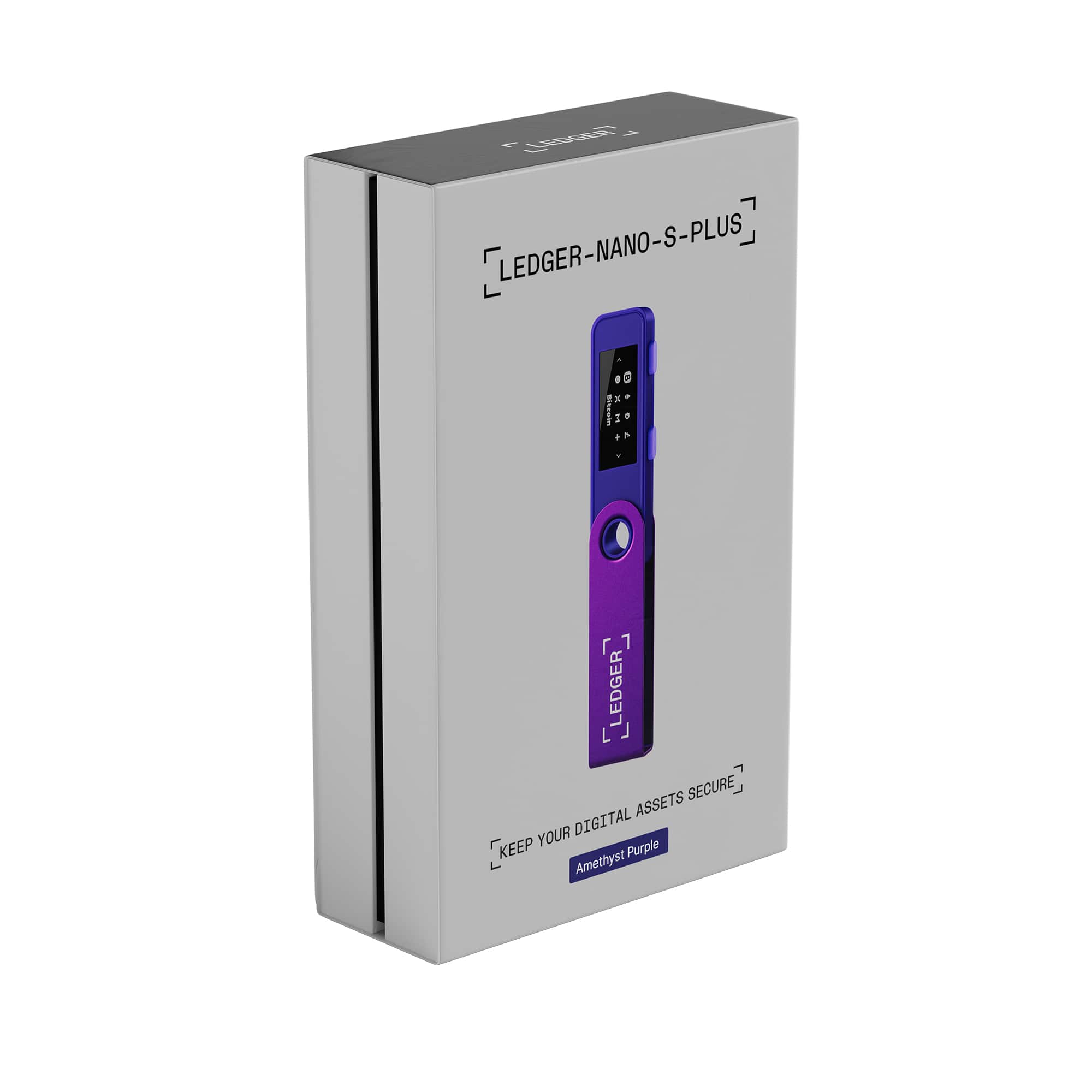 Alt View 18. Ledger - Nano S Plus Crypto Hardware Wallet - Amethyst Purple.