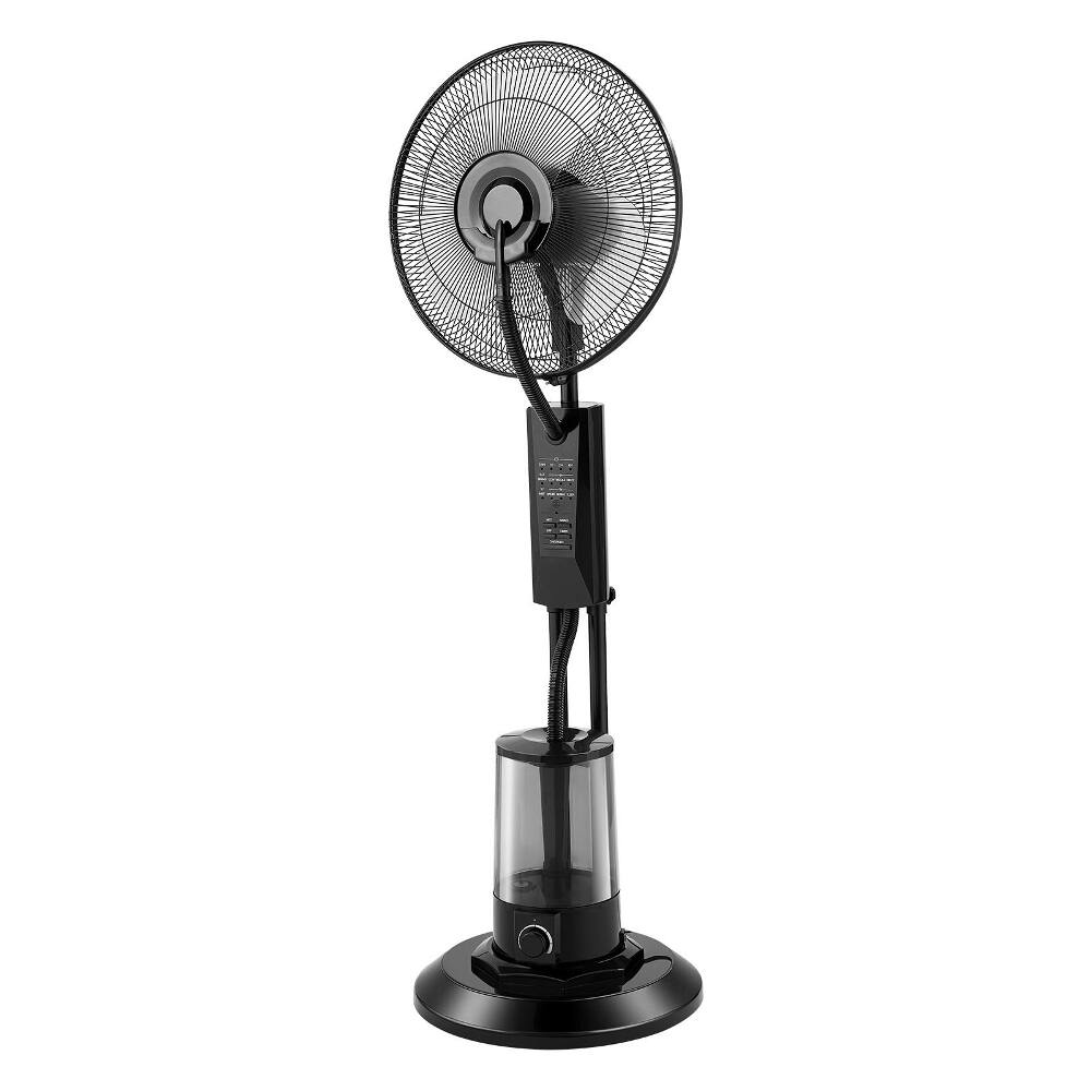 Alt View 8. Loheer - Loheer Misting Fan 3 Speeds Standing Outdoor Cooling Mister Fan with Remote Control for Patio Garage.