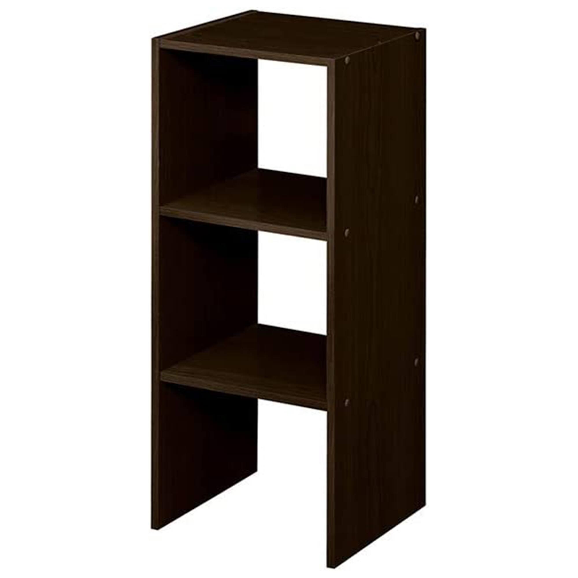 Alt View 1. ClosetMaid - ClosetMaid Decorative Home Stackable 2-Cube Organizer Storage, Espresso (2 Pack).