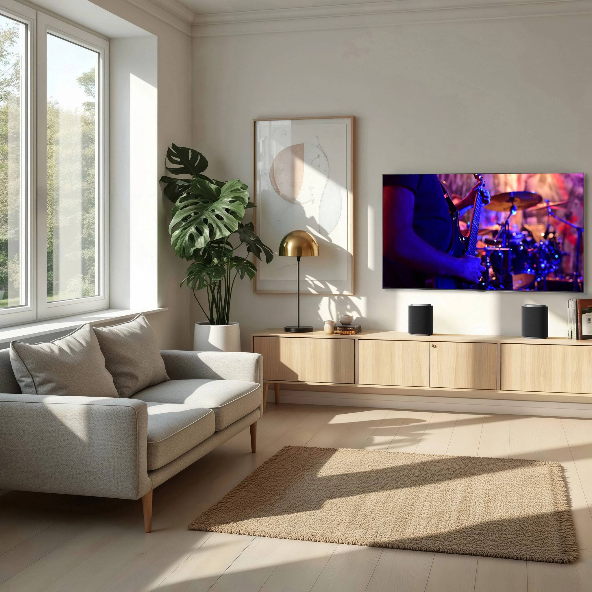 Alt View 11. LG - Sound Suite M5 Wireless Spatial Speaker with Wi-Fi and Apple Airplay 2 - Black.